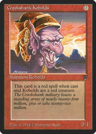 Crookshank Kobolds [Legends] | Gate City Games LLC