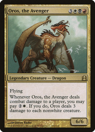 Oros, the Avenger [Commander 2011] | Gate City Games LLC
