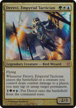 Derevi, Empyrial Tactician (Commander 2013) [Commander 2013 Oversized] | Gate City Games LLC