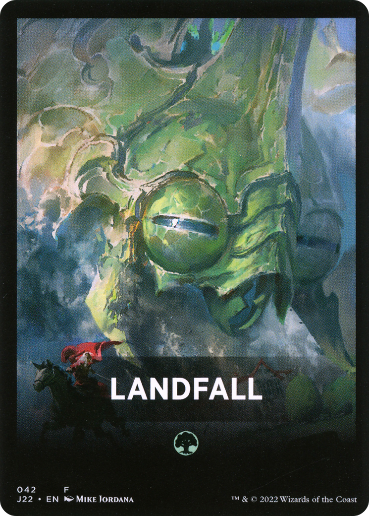 Landfall Theme Card [Jumpstart 2022 Front Cards] | Gate City Games LLC