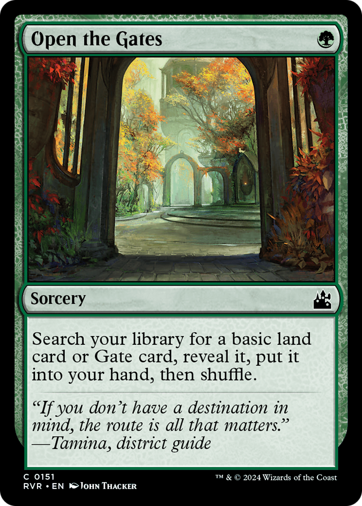 Open the Gates [Ravnica Remastered] | Gate City Games LLC