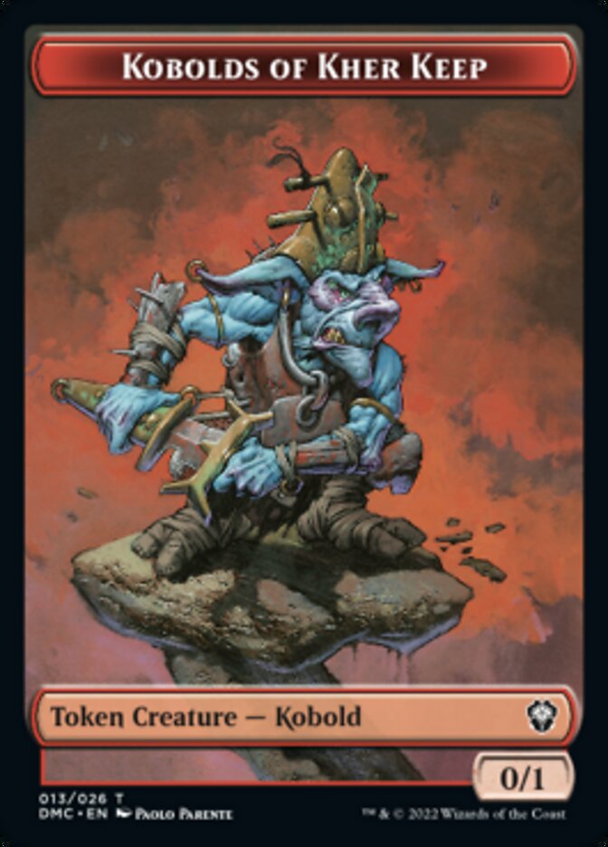 Phyrexian // Kobolds of Kher Keep Double-sided Token [Dominaria United Tokens] | Gate City Games LLC