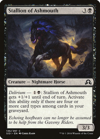 Stallion of Ashmouth [Shadows over Innistrad] | Gate City Games LLC