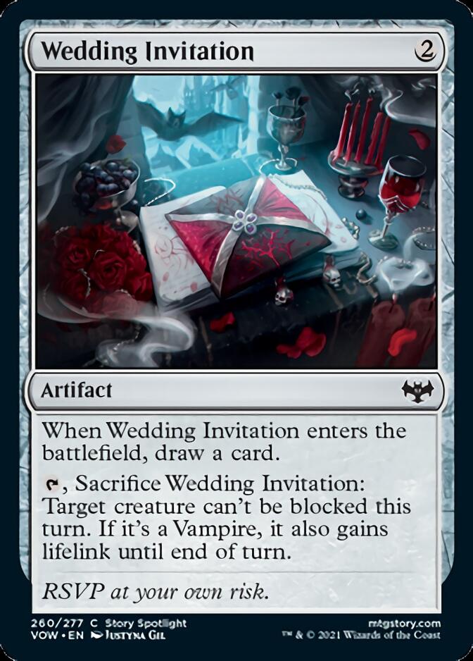 Wedding Invitation [Innistrad: Crimson Vow] | Gate City Games LLC