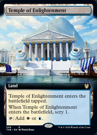 Temple of Enlightenment (Extended Art) [Theros Beyond Death] | Gate City Games LLC