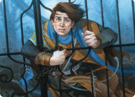 Locked in the Cemetery Art Card [Innistrad: Midnight Hunt Art Series] | Gate City Games LLC