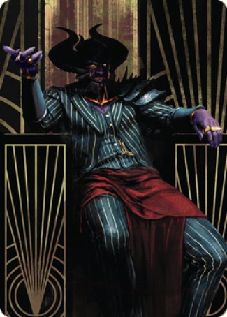 Ob Nixilis, the Adversary 2 Art Card [Streets of New Capenna Art Series] | Gate City Games LLC