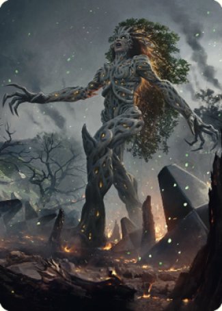 Titania, Gaea Incarnate Art Card [The Brothers' War Art Series] | Gate City Games LLC