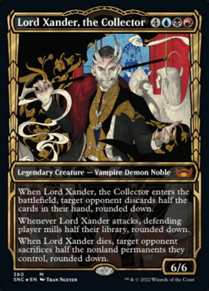 Lord Xander, the Collector (Showcase Golden Age Gilded Foil) [Streets of New Capenna] | Gate City Games LLC