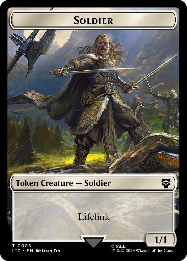 Soldier // Food Token [The Lord of the Rings: Tales of Middle-Earth Commander Tokens] | Gate City Games LLC