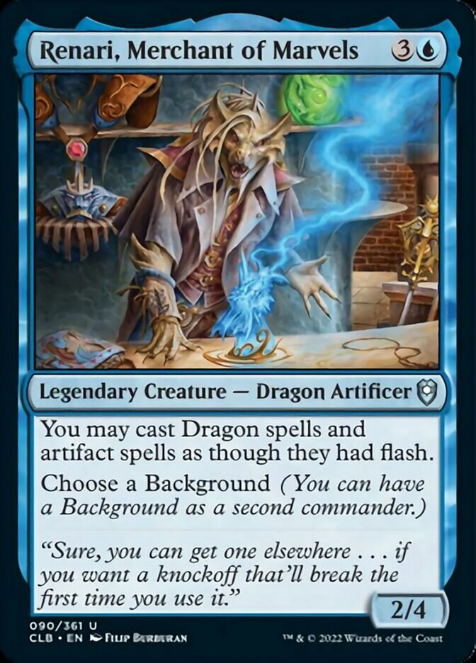 Renari, Merchant of Marvels [Commander Legends: Battle for Baldur's Gate] | Gate City Games LLC