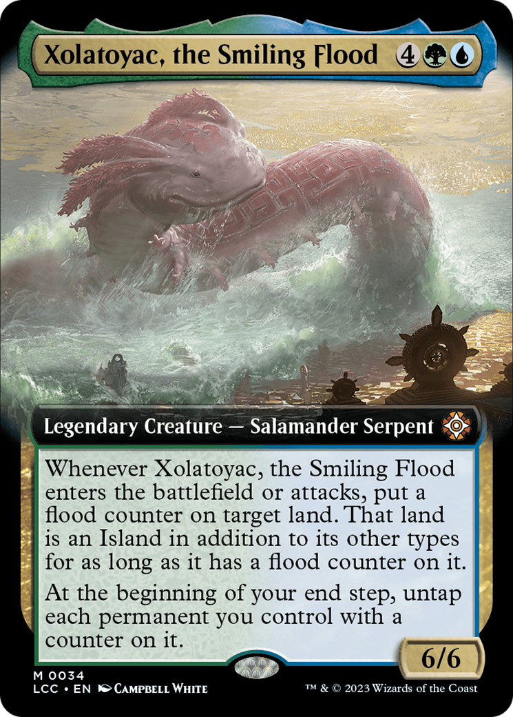 Xolatoyac, the Smiling Flood (Extended Art) [The Lost Caverns of Ixalan Commander] | Gate City Games LLC