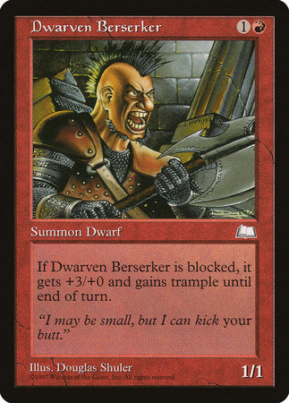 Dwarven Berserker [Weatherlight] | Gate City Games LLC
