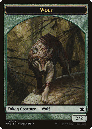 Wolf Token [Modern Masters 2015 Tokens] | Gate City Games LLC