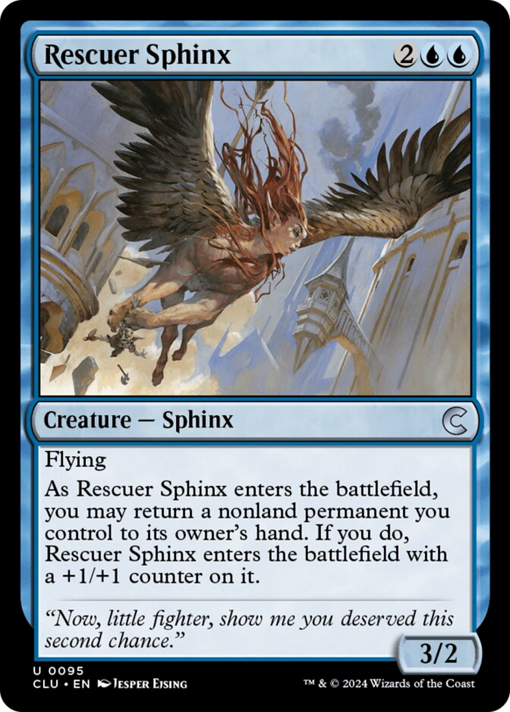 Rescuer Sphinx [Ravnica: Clue Edition] | Gate City Games LLC