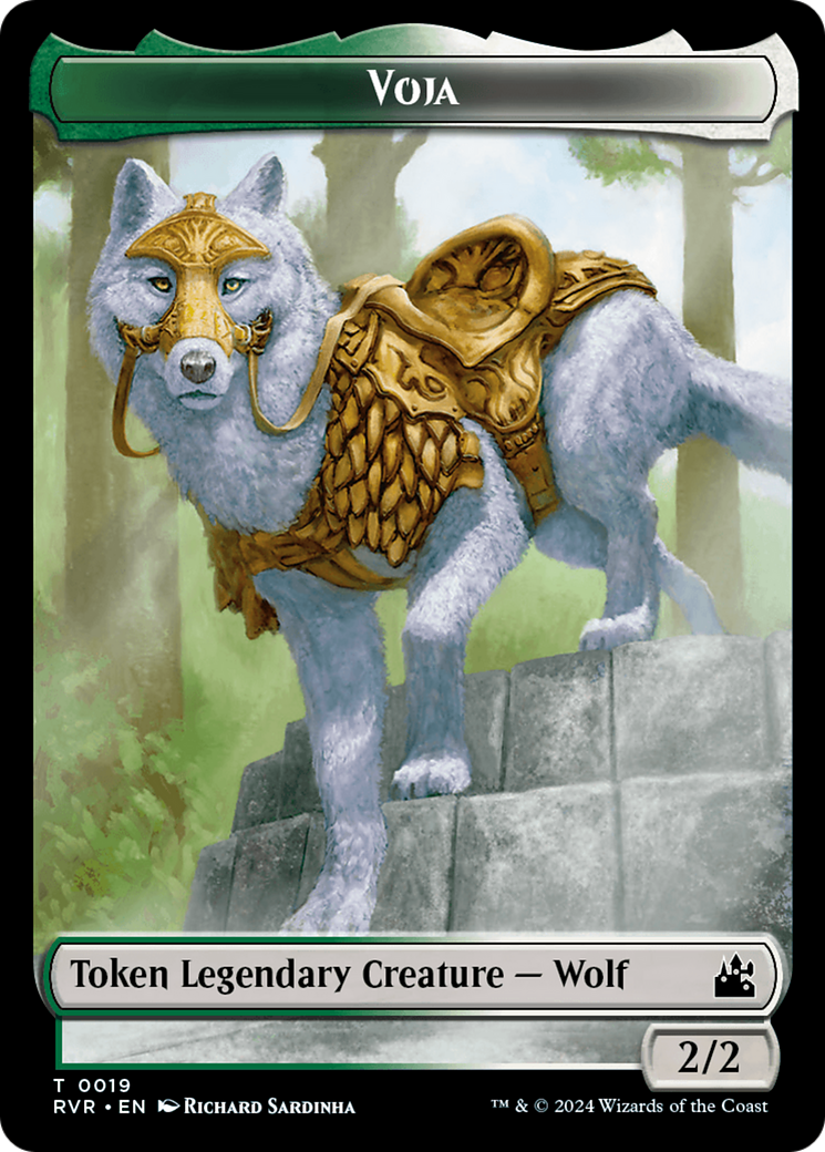 Saproling // Voja Double-Sided Token [Ravnica Remastered Tokens] | Gate City Games LLC
