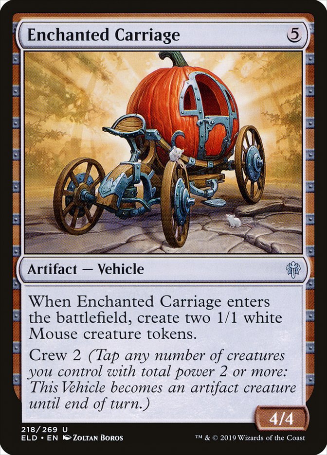 Enchanted Carriage [Throne of Eldraine] | Gate City Games LLC
