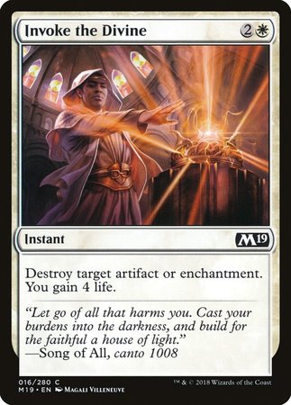 Invoke the Divine [Core Set 2019] | Gate City Games LLC