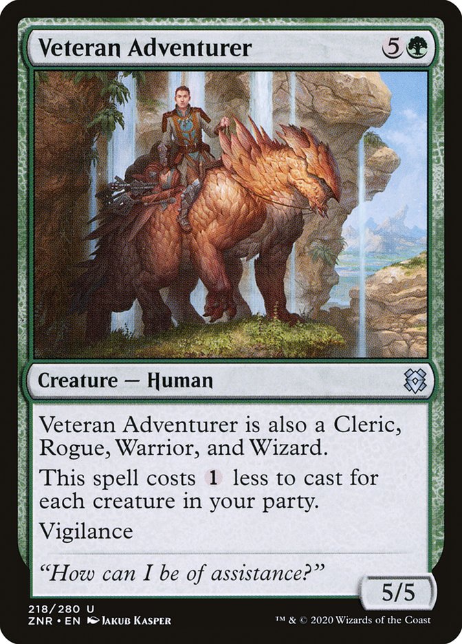 Veteran Adventurer [Zendikar Rising] | Gate City Games LLC