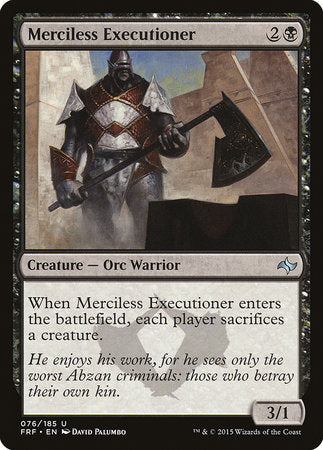 Merciless Executioner [Fate Reforged] | Gate City Games LLC