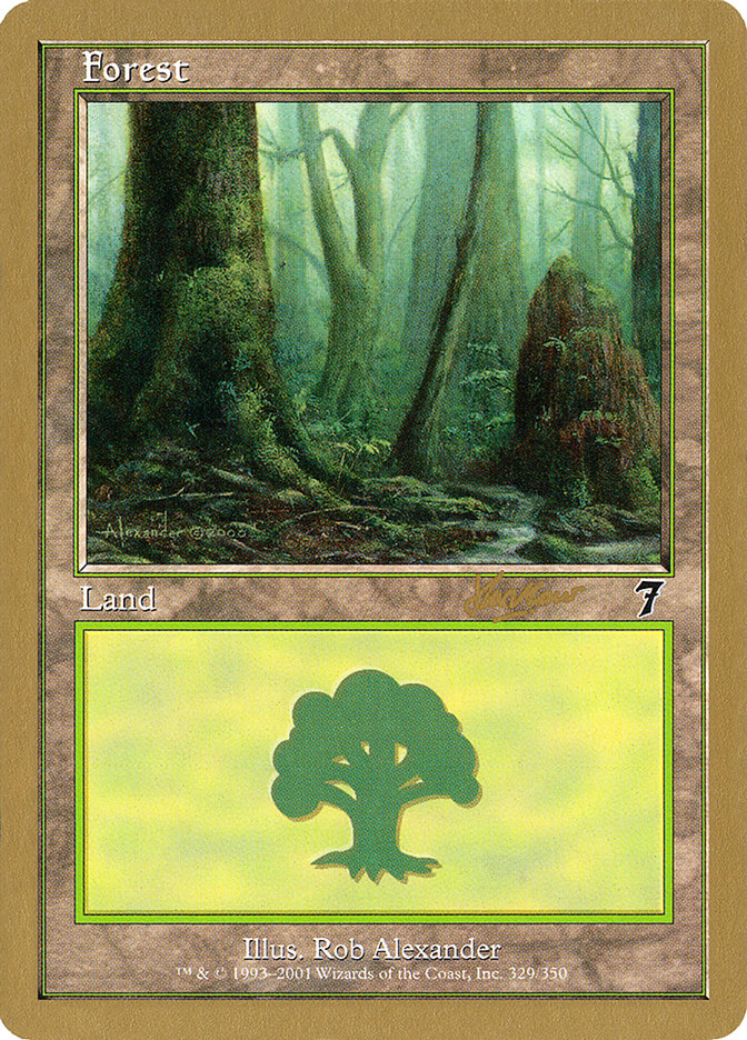 Forest (329) (Sim Han How) [World Championship Decks 2002] | Gate City Games LLC