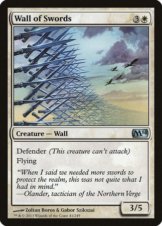 Wall of Swords [Magic 2014] | Gate City Games LLC