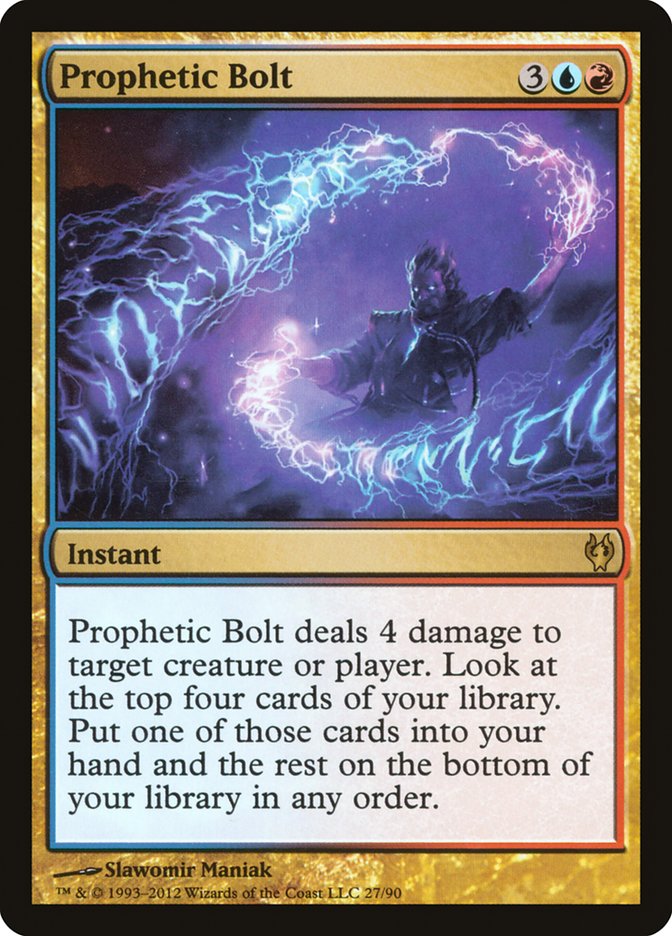 Prophetic Bolt [Duel Decks: Izzet vs. Golgari] | Gate City Games LLC