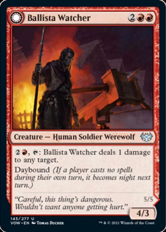 Ballista Watcher // Ballista Wielder [Innistrad: Crimson Vow] | Gate City Games LLC