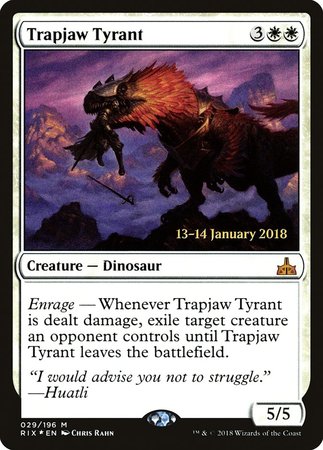 Trapjaw Tyrant [Rivals of Ixalan Promos] | Gate City Games LLC