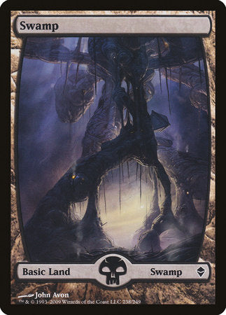 Swamp (238) - Full Art [Zendikar] | Gate City Games LLC