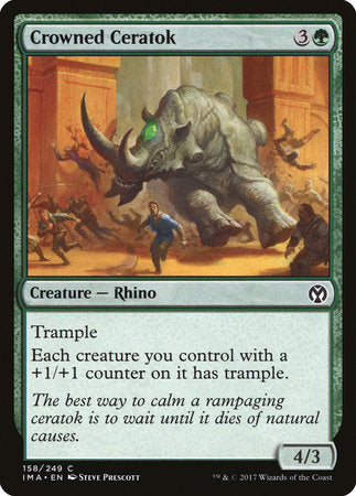 Crowned Ceratok [Iconic Masters] | Gate City Games LLC