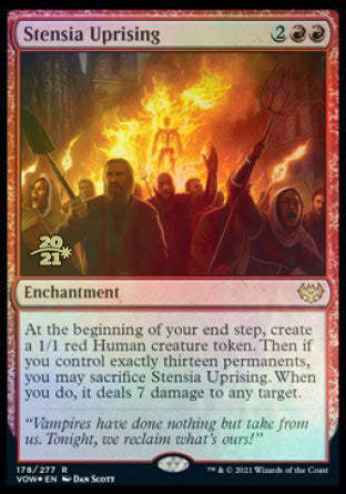 Stensia Uprising [Innistrad: Crimson Vow Prerelease Promos] | Gate City Games LLC