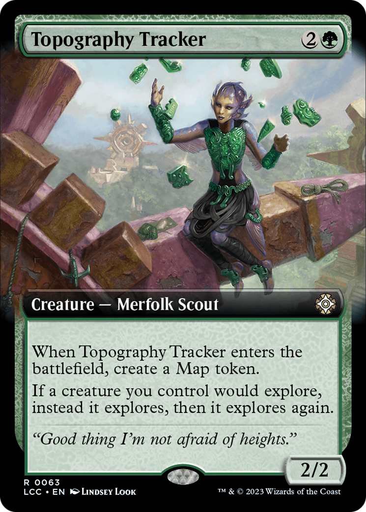 Topography Tracker (Extended Art) [The Lost Caverns of Ixalan Commander] | Gate City Games LLC