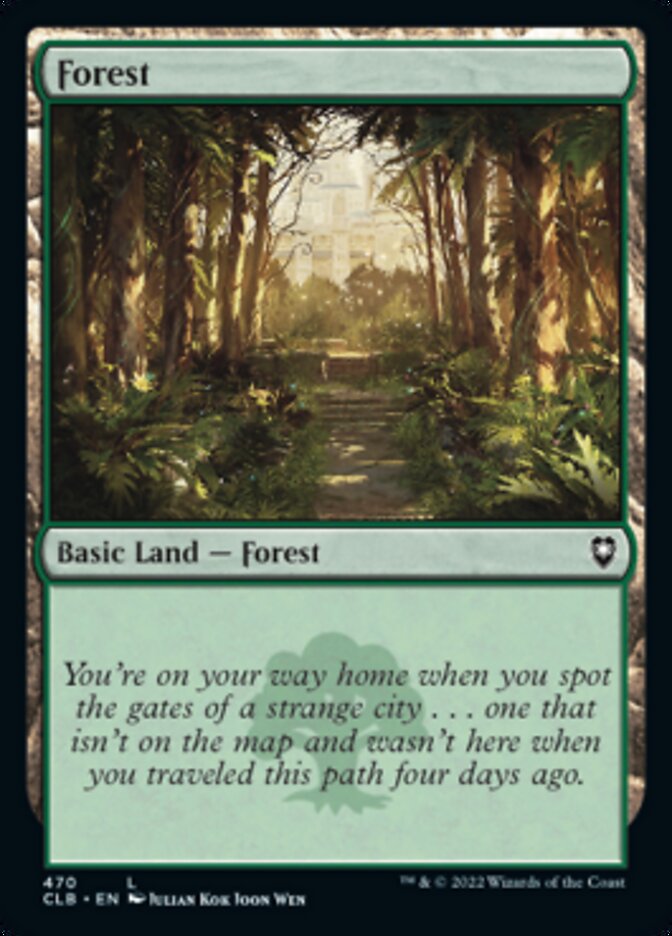 Forest (470) [Commander Legends: Battle for Baldur's Gate] | Gate City Games LLC