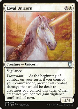 Loyal Unicorn [Commander 2018] | Gate City Games LLC