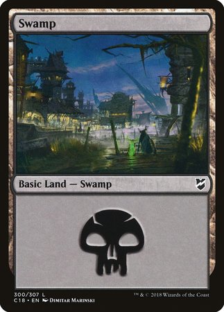 Swamp (300) [Commander 2018] | Gate City Games LLC