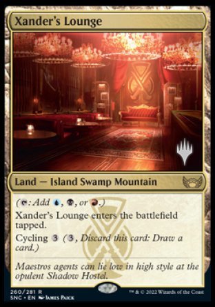 Xander's Lounge (Promo Pack) [Streets of New Capenna Promos] | Gate City Games LLC