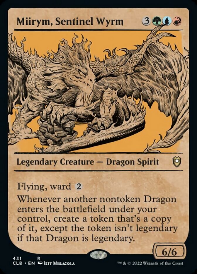 Miirym, Sentinel Wyrm (Showcase) [Commander Legends: Battle for Baldur's Gate] | Gate City Games LLC