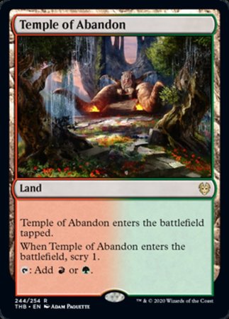 Temple of Abandon [Theros Beyond Death] | Gate City Games LLC