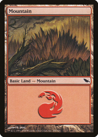 Mountain (296) [Shadowmoor] | Gate City Games LLC