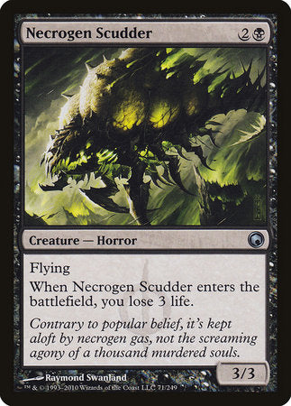 Necrogen Scudder [Scars of Mirrodin] | Gate City Games LLC