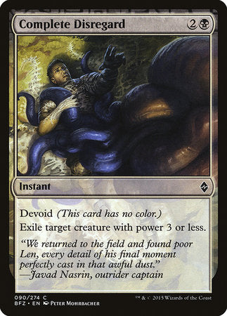 Complete Disregard [Battle for Zendikar] | Gate City Games LLC