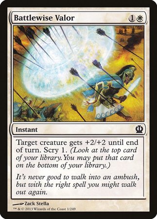Battlewise Valor [Theros] | Gate City Games LLC