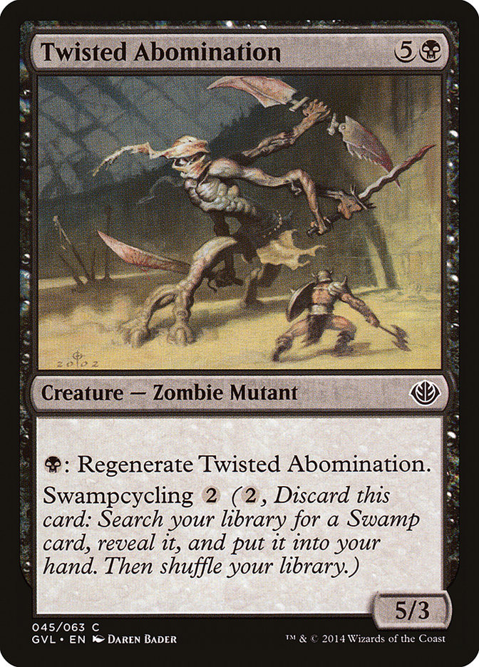 Twisted Abomination (Garruk vs. Liliana) [Duel Decks Anthology] | Gate City Games LLC