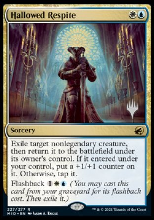 Hallowed Respite (Promo Pack) [Innistrad: Midnight Hunt Promos] | Gate City Games LLC