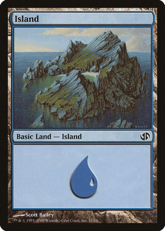 Island (31) [Duel Decks: Jace vs. Chandra] | Gate City Games LLC