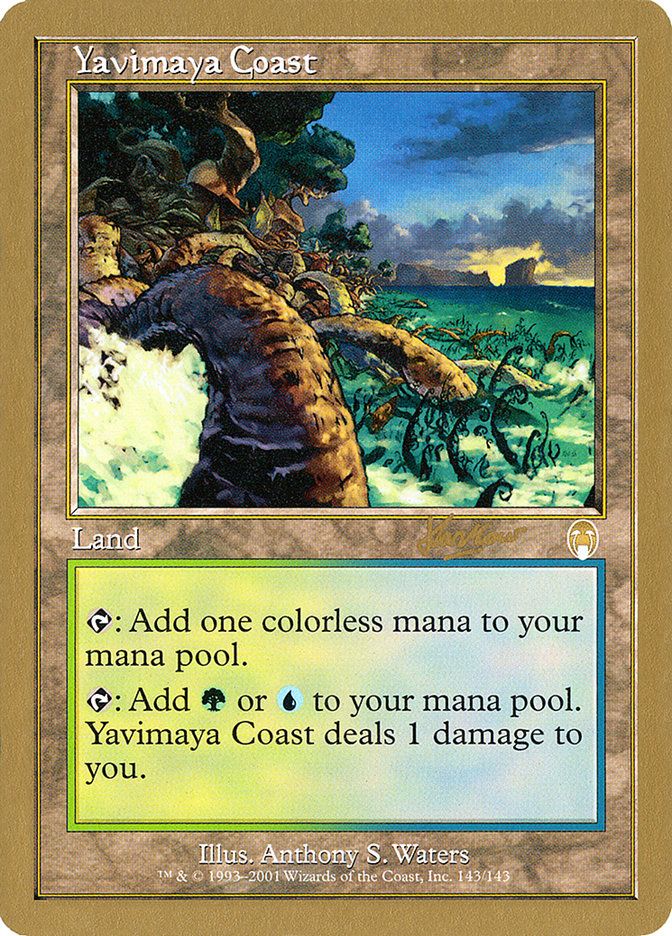 Yavimaya Coast (Sim Han How) [World Championship Decks 2002] | Gate City Games LLC