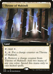 Throne of Makindi (Extended Art) [Zendikar Rising] | Gate City Games LLC