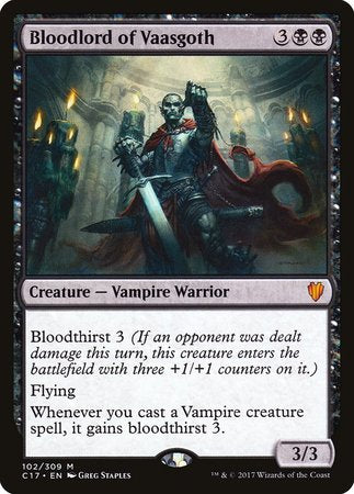 Bloodlord of Vaasgoth [Commander 2017] | Gate City Games LLC
