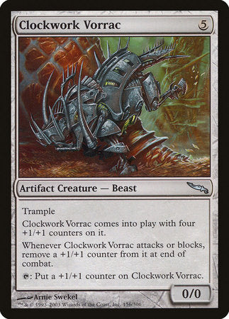 Clockwork Vorrac [Mirrodin] | Gate City Games LLC